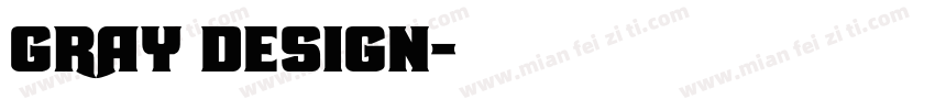 gray design字体转换